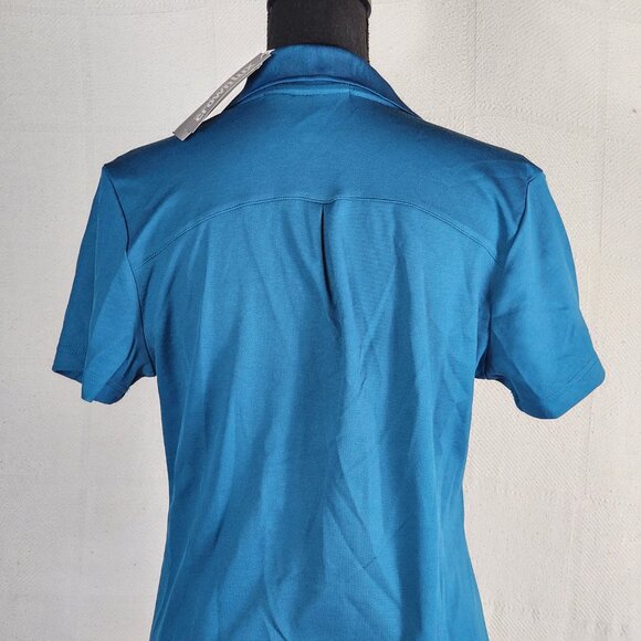 Devon and Jones Dark Teal Crownlux Performance Style DG20W Polo Work Top Size M - Picture 10 of 16